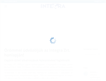 Tablet Screenshot of integra.hu